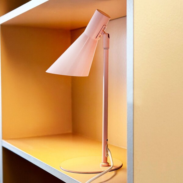 Stolní lampa Dyberg Larsen, DL12 Mini, Pudrová, Obývací pokoj, Kov, Skandinávský