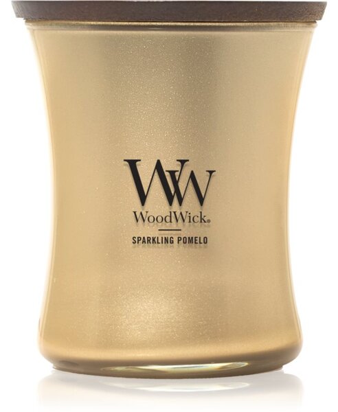 Woodwick Precious Metals Sparkling Pomelo vonná svíčka 275 g