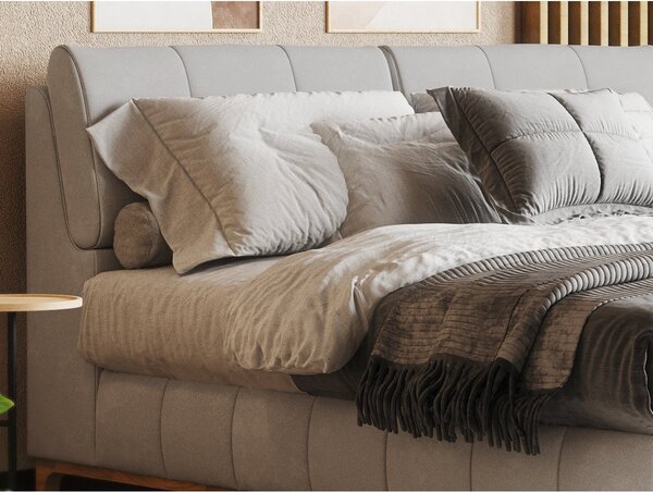 Postel boxspring s úložným prostorem MOONSHOT II dub masiv plocha spaní 180x200