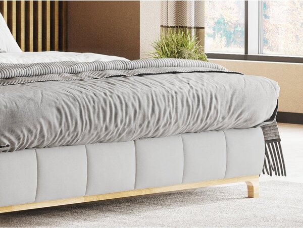 Postel boxspring s úložným prostorem MOONSHOT II dub masiv plocha spaní 180x200