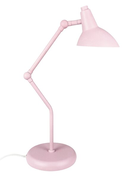 Stolní lampa Dyberg Larsen, Vela, Pudrová, Obývací pokoj, Kov, Skandinávský