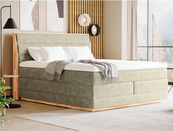 Postel boxspring PALMA I-dub masiv plocha spaní 180x200