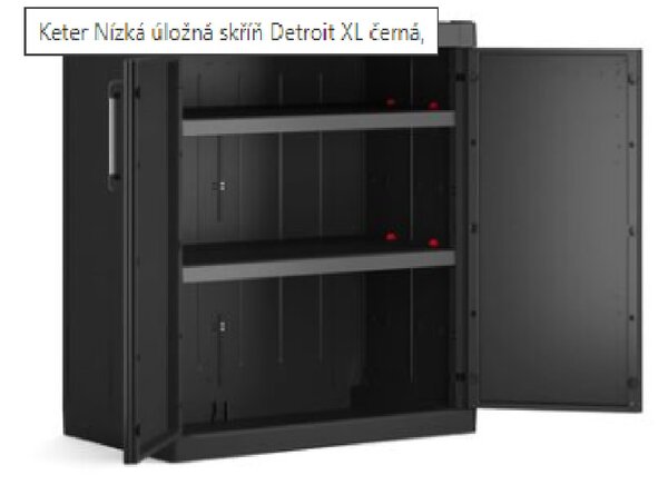 KIS Nízká skříň DETROIT XL, šířka 89 cm KIS