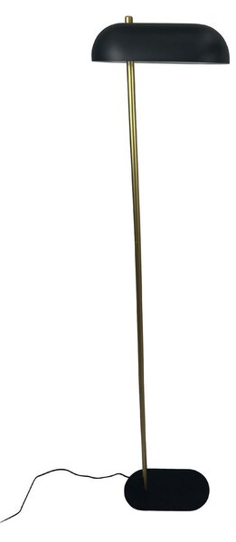 Stojací Lampa Dyberg Larsen, Arch, Černá, Obývací pokoj, Kov, Vintage