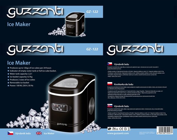 Výrobník ledu Guzzanti GZ 122 Guzzanti
