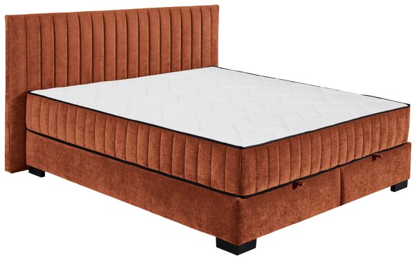 AMERICKÁ POSTEL, 180/200 cm, koňaková MID.YOU - Postele s úložným prostorem, Online Only