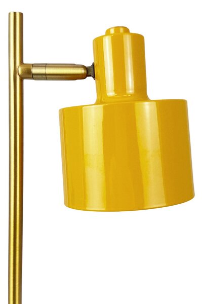 Stolní lampa Dyberg Larsen, Ocean Mini, stmívatelné, Žlutá, Obývací pokoj, Kov, Skandinávský