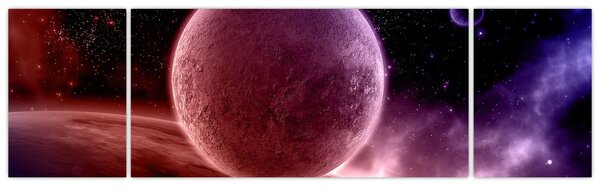 Obraz - Planeta (170x50 cm)