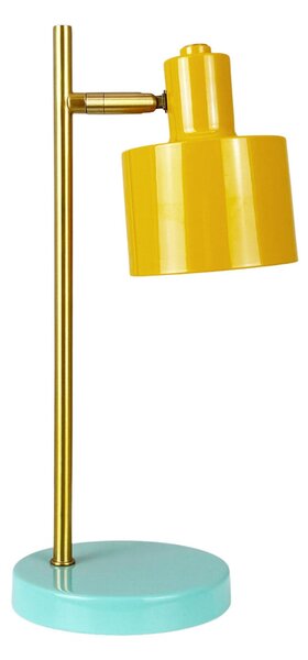 Stolní lampa Dyberg Larsen, Ocean Mini, stmívatelné, Žlutá, Obývací pokoj, Kov, Skandinávský