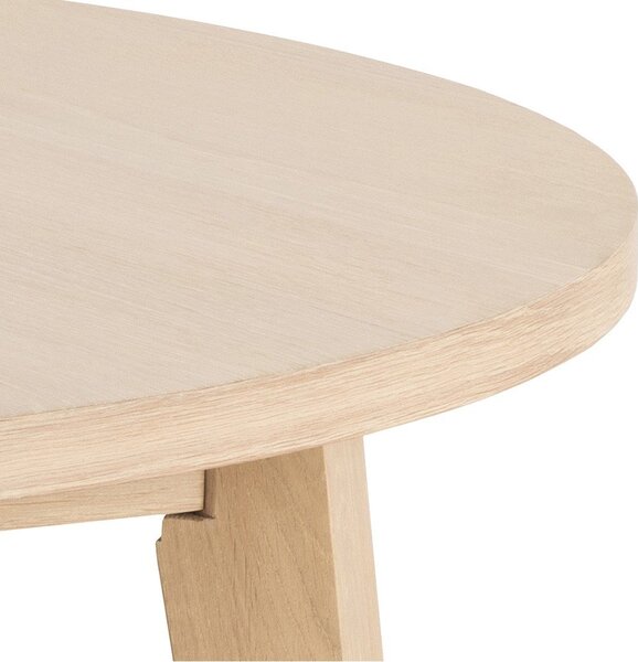 Kulatý rozkládací jídelní stůl s deskou v dubovém dekoru ø 120 cm A-Line – Actona