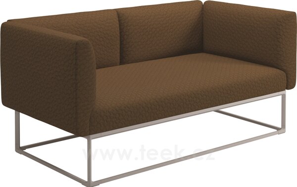 Gloster 2-místná pohovka/sofa Maya, Gloster, 172x86x75 cm, rám hliník barva meteor, sedáky kat. B barva dle vzorníku
