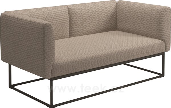 Gloster 2-místná pohovka/sofa Maya, Gloster, 172x86x75 cm, rám hliník barva meteor, sedáky kat. B barva dle vzorníku