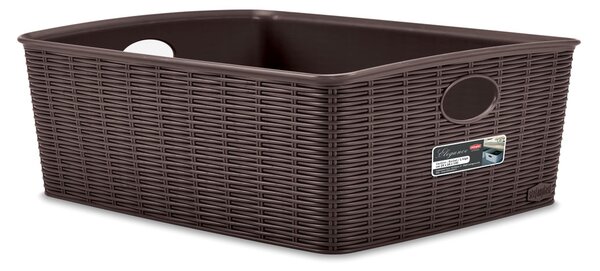 STEFANPLAST Elegance 30992 Úložný koš L High, hnědý