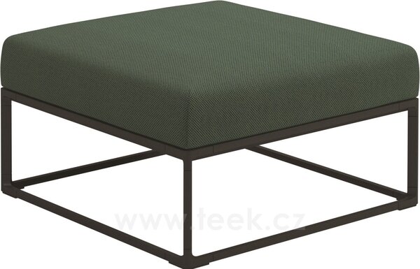 Gloster Podnožka Maya, Gloster, 75x75x43 cm, rám hliník barva meteor, sedáky kat. B barva dle vzorníku