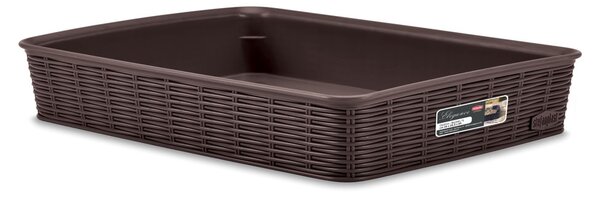 STEFANPLAST Elegance 30952 Úložný koš L, hnědý