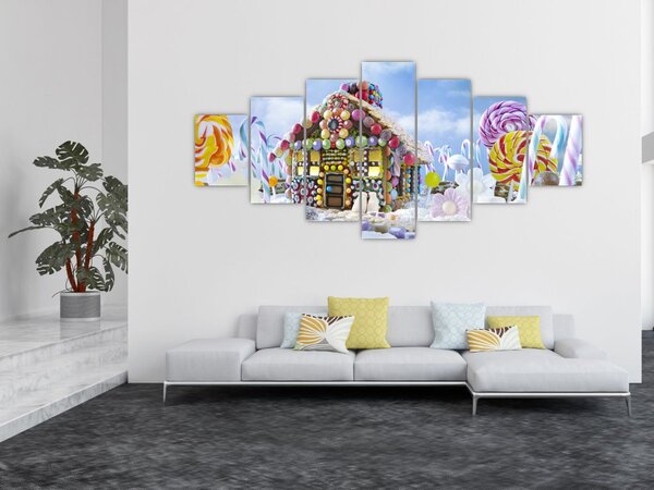 Obraz - Perníková chaloupka (210x100 cm)