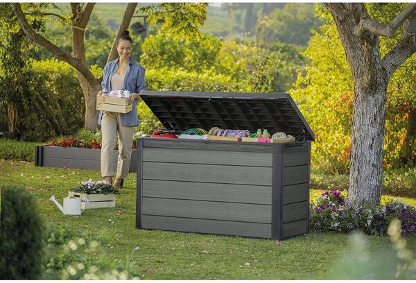 Šedý zahradní úložný box Cortina – Keter