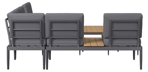 TERASOVÁ SEDACÍ SOUPRAVA 4dílné, kov, plast, textil Ambia Garden - Online Only zahradní nábytek, Online Only