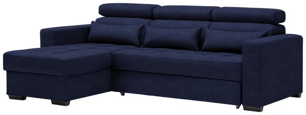 ROHOVÁ SEDAČKA, textil, tmavě modrá Carryhome - Sedací soupravy, Online Only