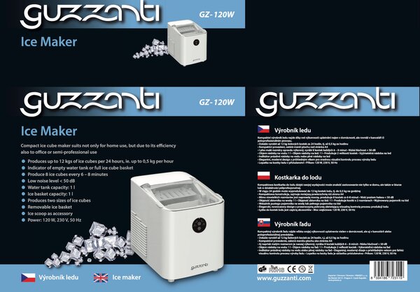 Výrobník ledu Guzzanti GZ 120W Guzzanti