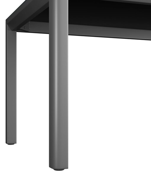 ZAHRADNÍ STŮL, kov, sklo, 220/74/90 cm Ambia Garden - Online Only zahradní nábytek, Online Only