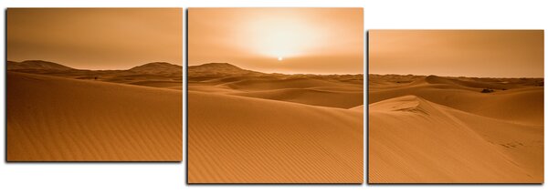 Obraz na plátně - Pouště Sahara - panoráma 5131E (90x30 cm)
