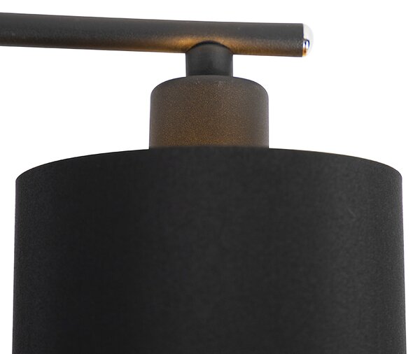 Chytré závěsné svítidlo černé nastavitelné vč. 6 Wifi B35 - Lofty