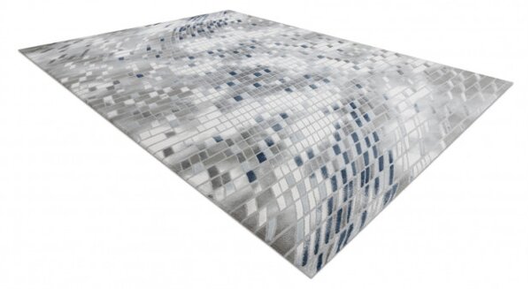 Koberec AKRYL VALS 8375 Geometricky, sloní kost / šedý