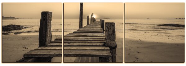 Obraz na plátně - Pohled na západ slunce - panoráma 5140FB (150x50 cm)