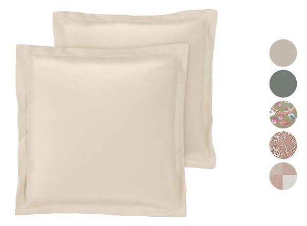 Livarno® Saténový potah na polštář, 60 x 50 cm, 2 kusy (100406791)