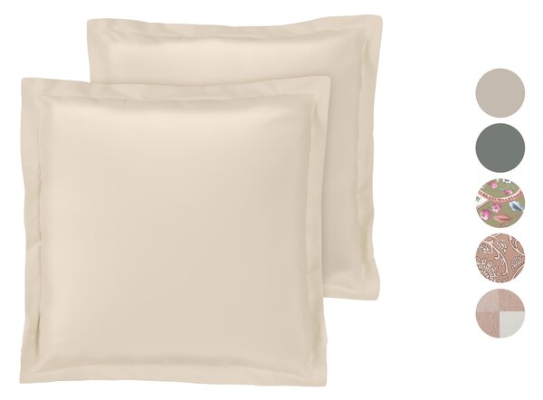 Livarno® Saténový potah na polštář, 60 x 50 cm, 2 kusy (100406791)