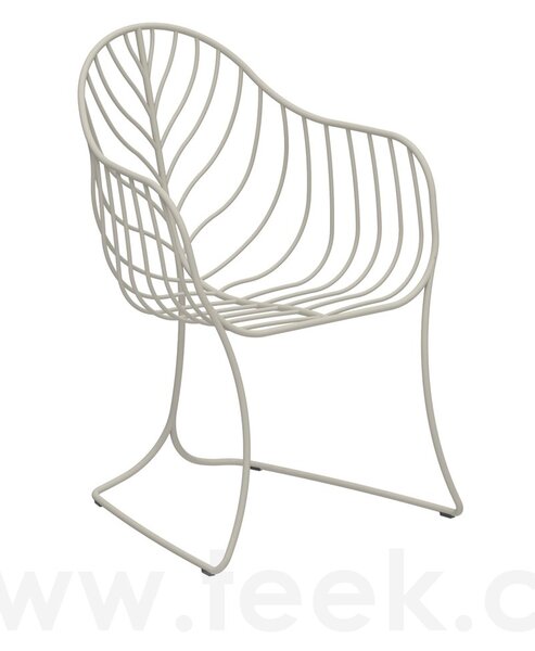 Royal Botania Jídelní křeslo Folia, Royal Botania, 54x53x89 cm, nerez barva anthracite