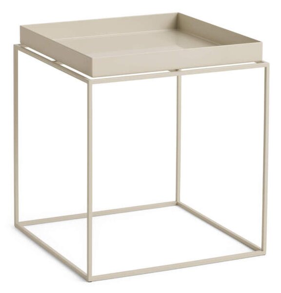 HAY Stolek Tray Table 40x40, warm beige