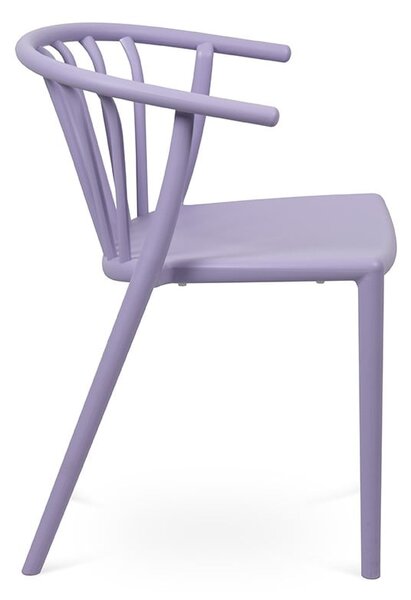Plastová zahradní židle v levandulové barvě Capri – Bonami Essentials