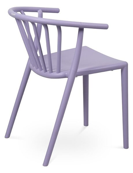 Plastová zahradní židle v levandulové barvě Capri – Bonami Essentials