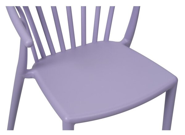 Plastová zahradní židle v levandulové barvě Capri – Bonami Essentials