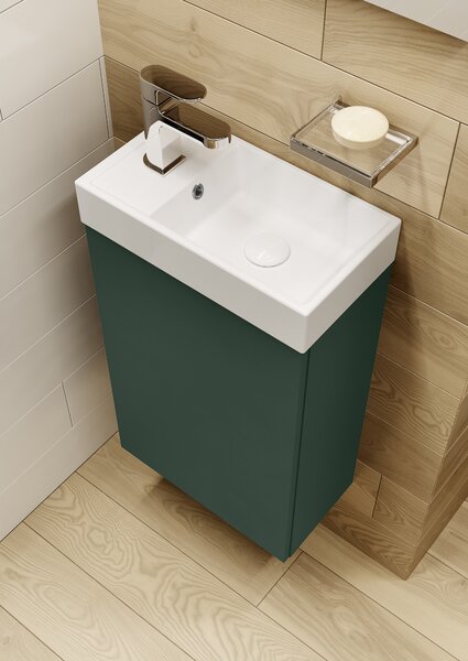 Elita Young Basic umyvadla se skříňkou 40.2 cm zelená RE168993007010
