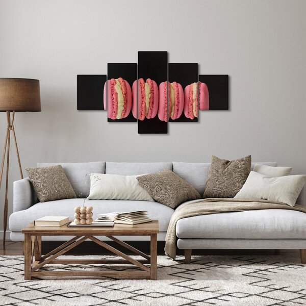 Obraz makronek (125x70 cm)