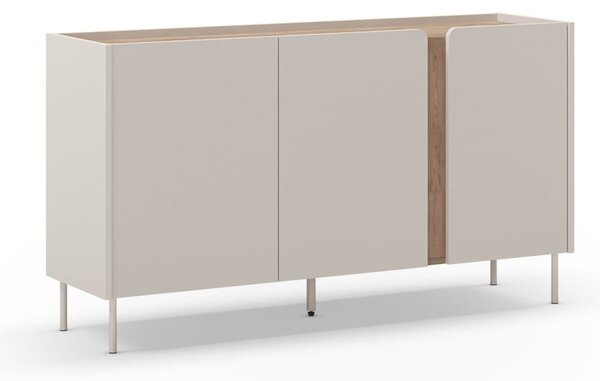 Komoda v dekoru dubu v krémovo-přírodní barvě 150x82,5x40,5 cm Lucile – Marckeric