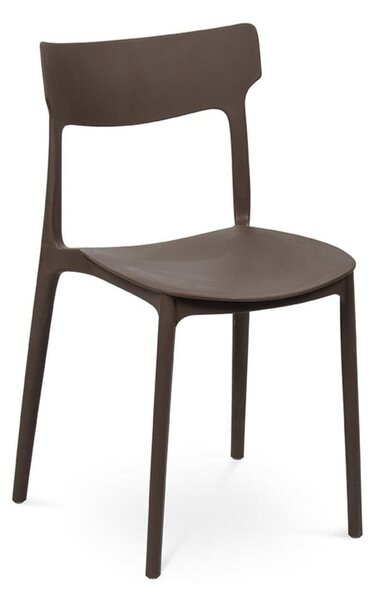 Hnědá plastová zahradní židle Biá – Bonami Essentials