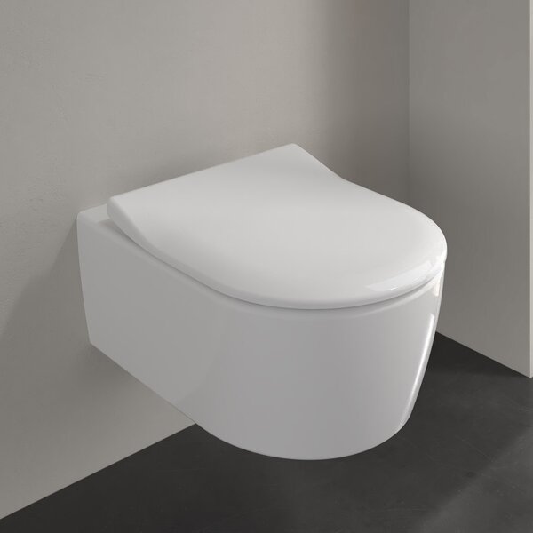 Sada záchodová mísa Villeroy & Boch Avento 5656R001, záchodové prkénko Villeroy & Boch Avento 9M87S101