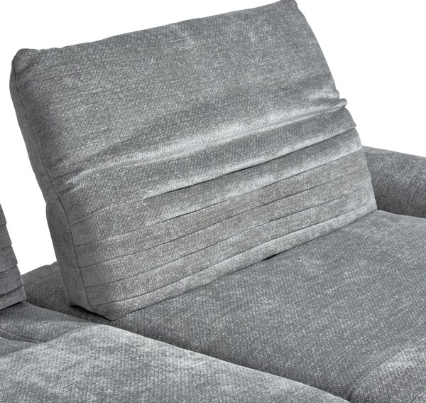 ROHOVÁ SEDAČKA, textil, šedá Dieter Knoll - Sedací soupravy