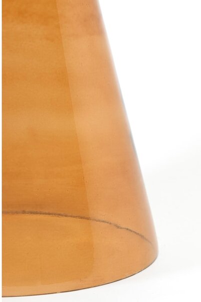Skleněný kulatý odkládací stolek ø 37 cm Dakwa – Light & Living