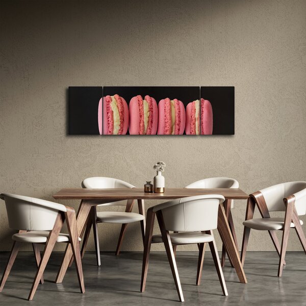 Obraz makronek (170x50 cm)