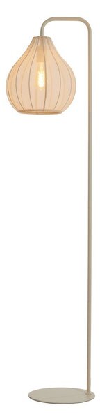 Béžová stojací lampa s textilním stínidlem (výška 156,5 cm) Elati – Light & Living