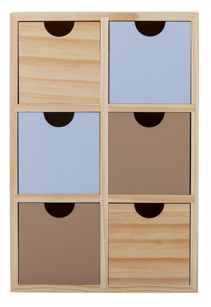 Dřevěný dětský organizér na hračky v přírodní barvě 27x8x18 cm Calle – Bloomingville Mini