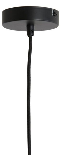 Vínové závěsné svítidlo s textilním stínidlem ø 40 cm Malacia – Light & Living