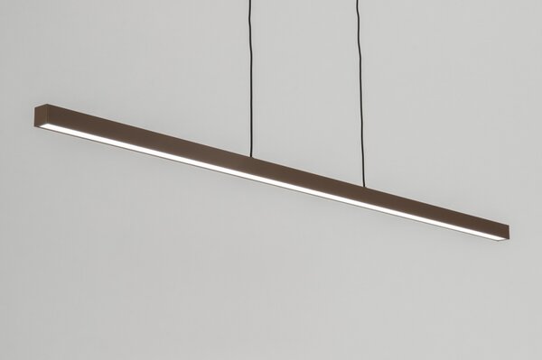 Závěsné LED svítidlo Corciano L Brown (LMD)