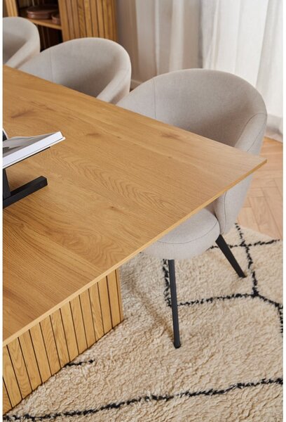 Jídelní stůl s deskou v dubovém dekoru 100x210 cm Colima – Actona