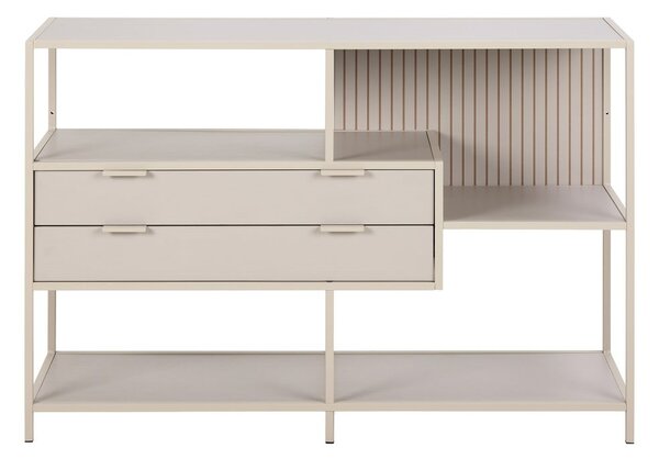 Šedá knihovna 114x78x35 cm Seaford – Actona